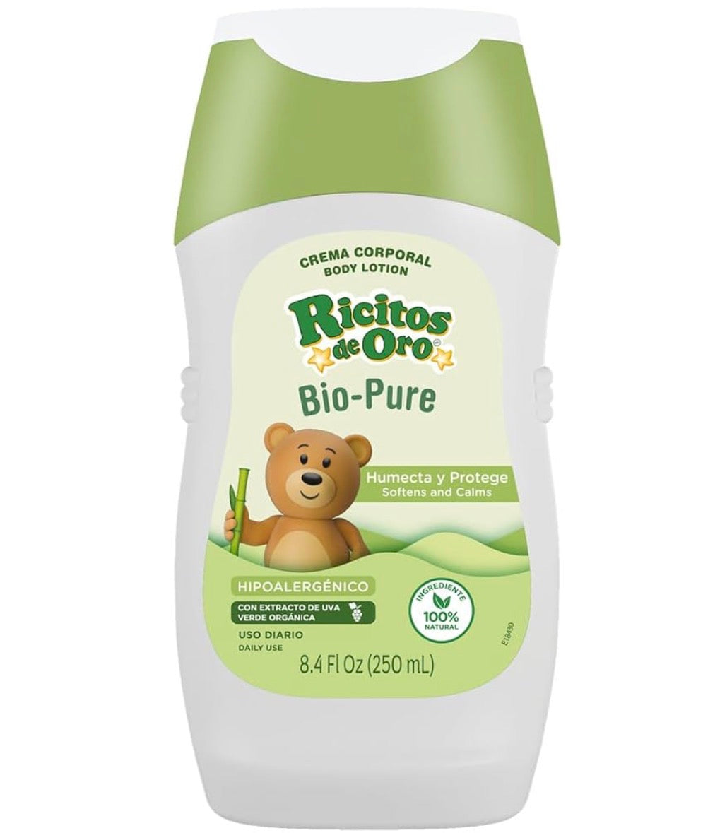 Ricitos de Oro, Crema Bio Pure, con extracto de uva verde orgánica