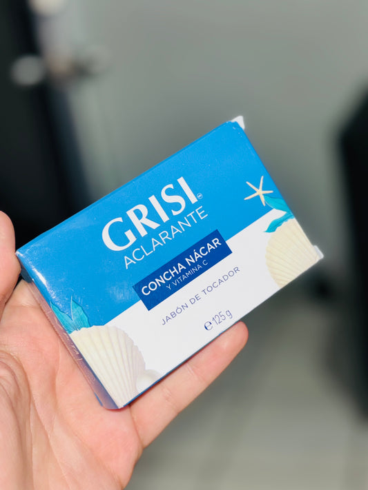 Jabón 🐚 concha nácar Aclarante “Grisi”