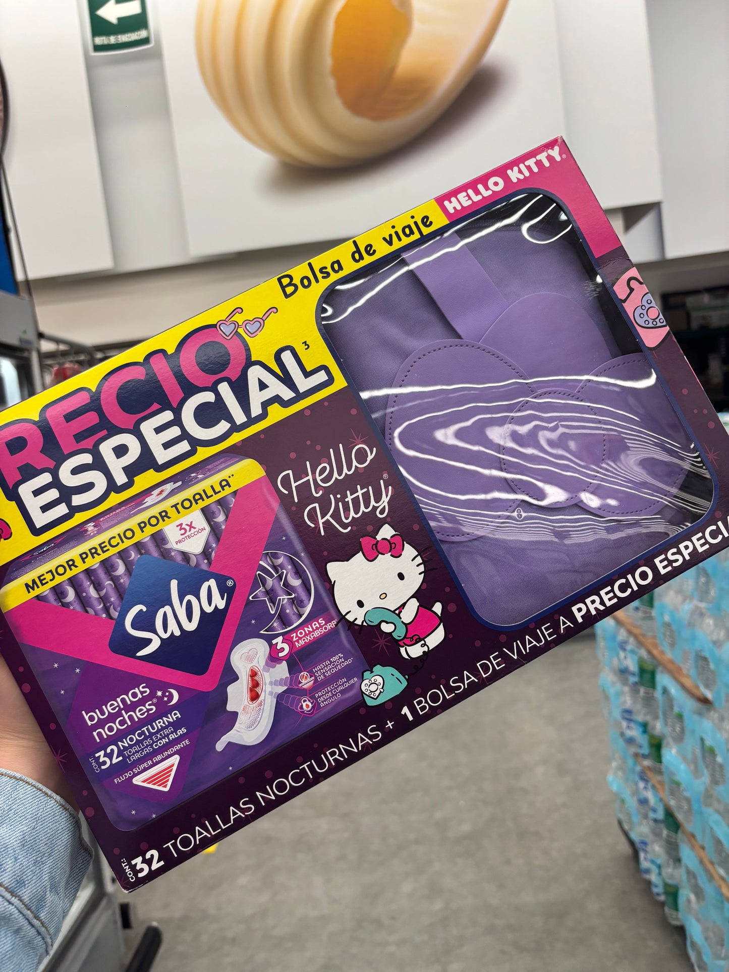 Bolsa de viaje Hello kitty con Saba nocturna
