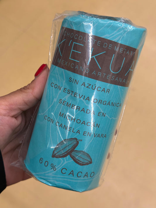 Chocolate mexicano artesanal “sin azúcar”