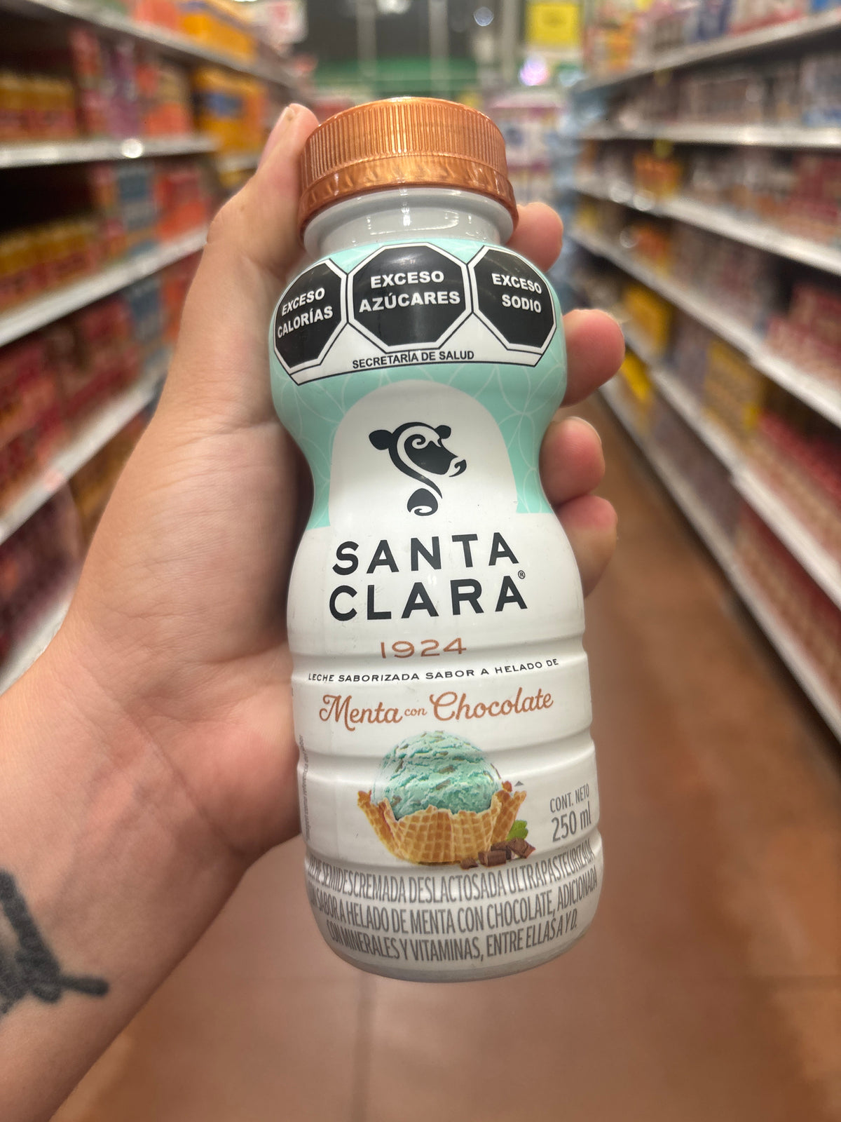 Leche saborizada Santa Clara