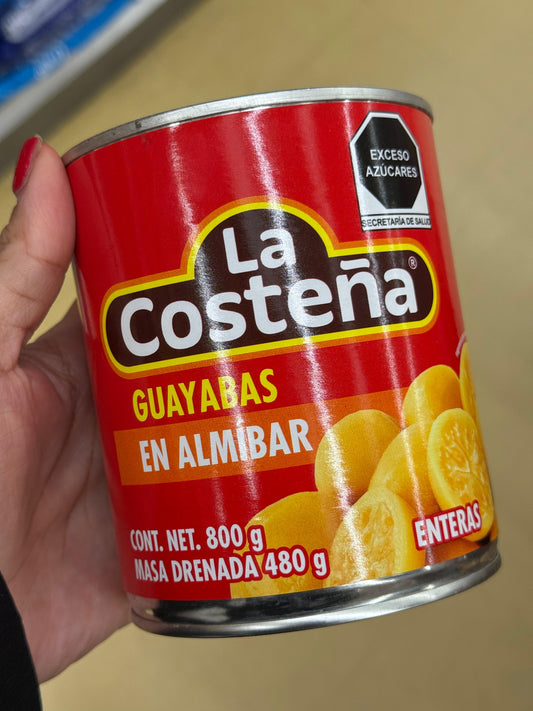 Guayabas en Almíbar