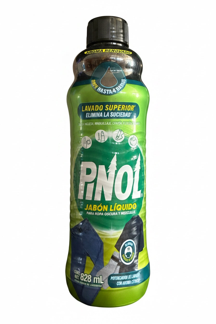 Pinol detergente Ropa oscura y mezclilla