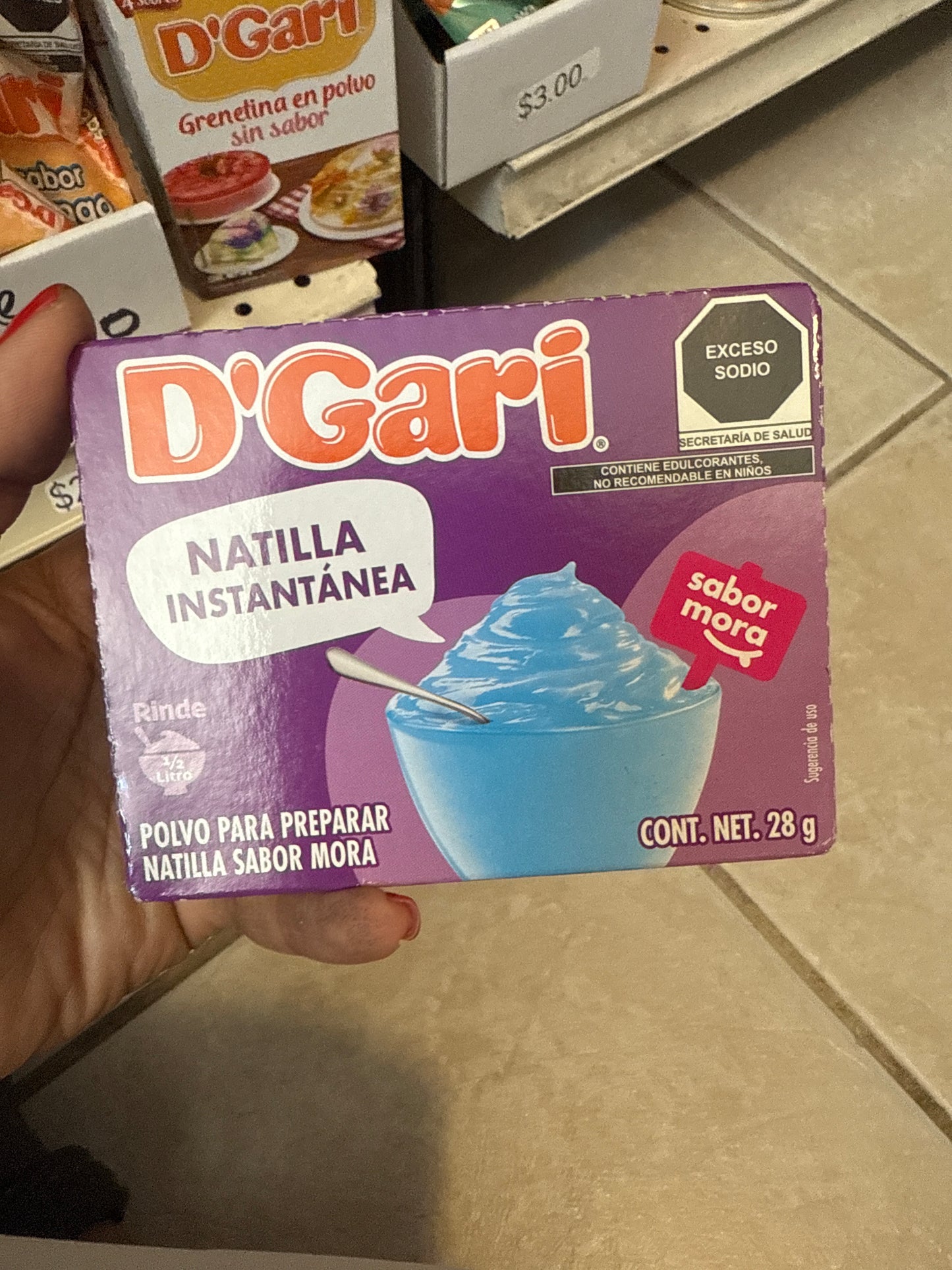 natilla instantánea D’Gari