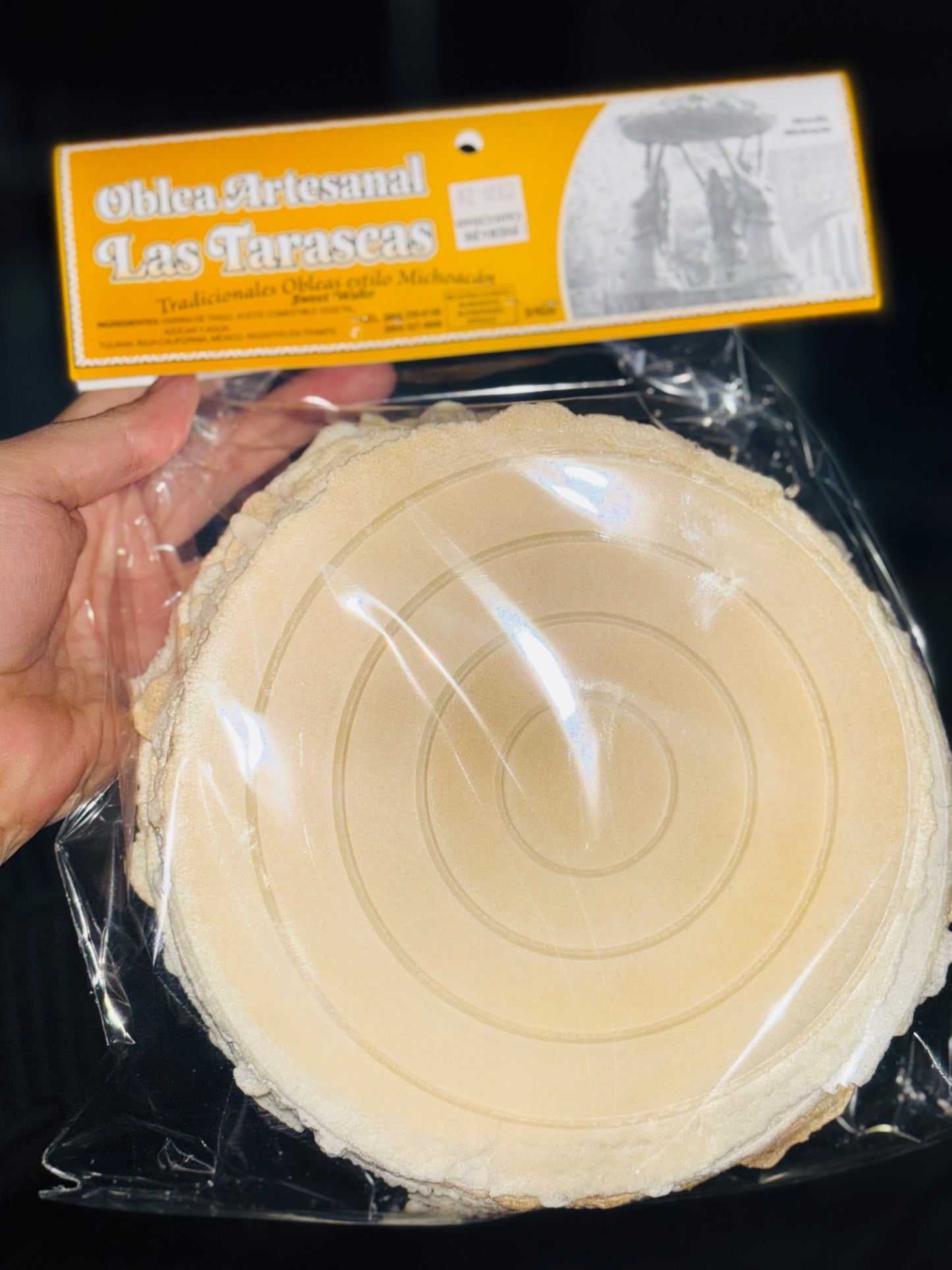 Obleas blancas “La tarasca”
