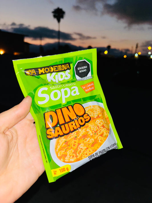 Sopa 🦕 Dinosaurio “La moderna”