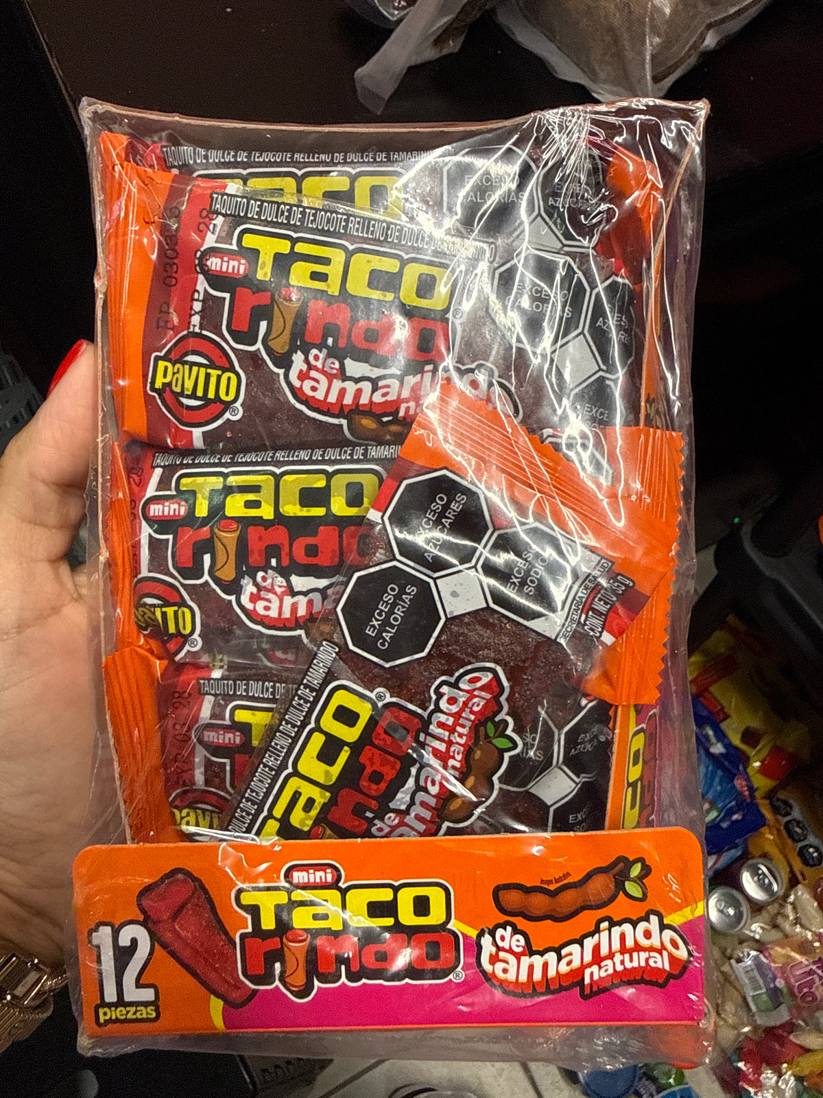 Mini Taco Rindo de Tamarindo Natural