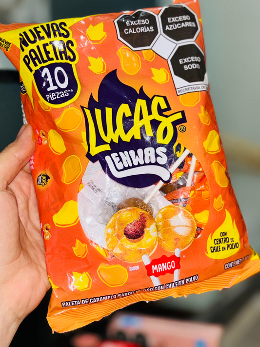 Paleta Lucas lenguas 🥭  🍉