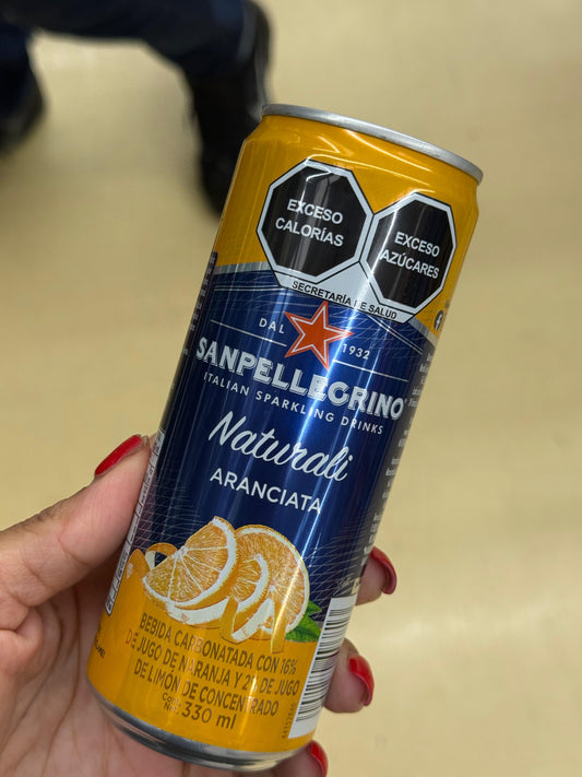 Agua mineral Naturali Aranciata