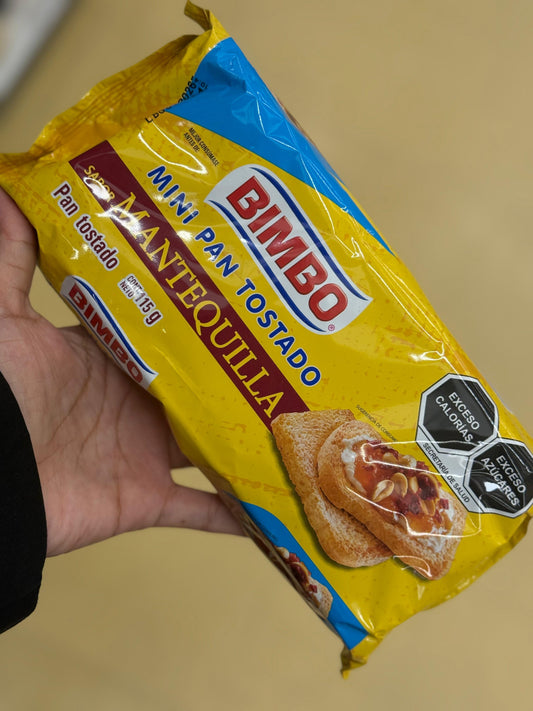 Mini Pan tostado Mantequilla 🧈 “Bimbo”