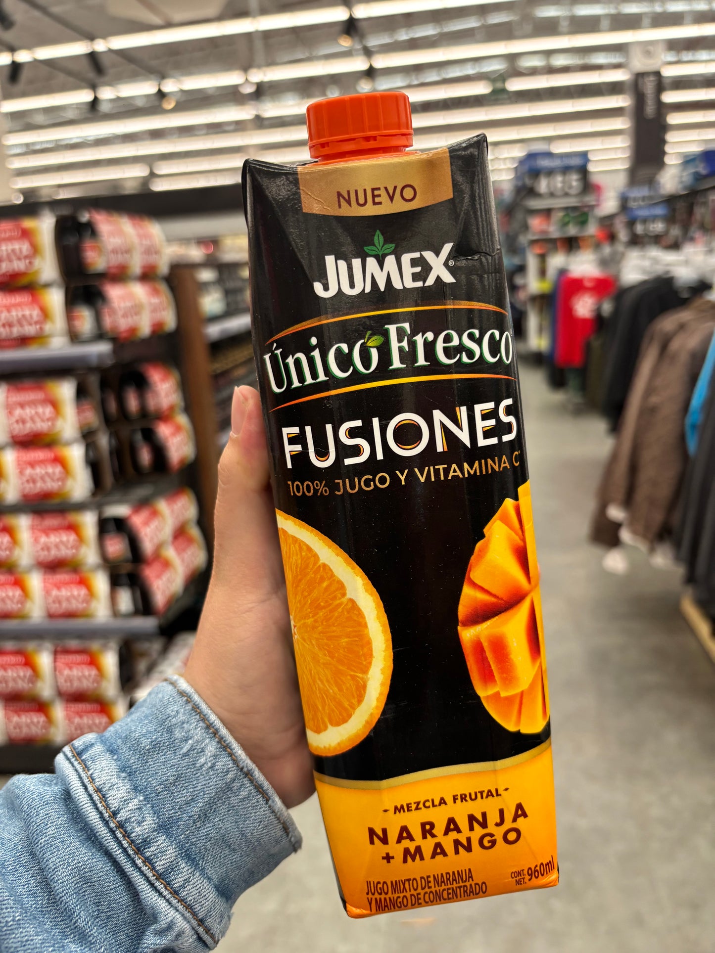 Jumex fusiones 🥭 🍊 mango&naranja