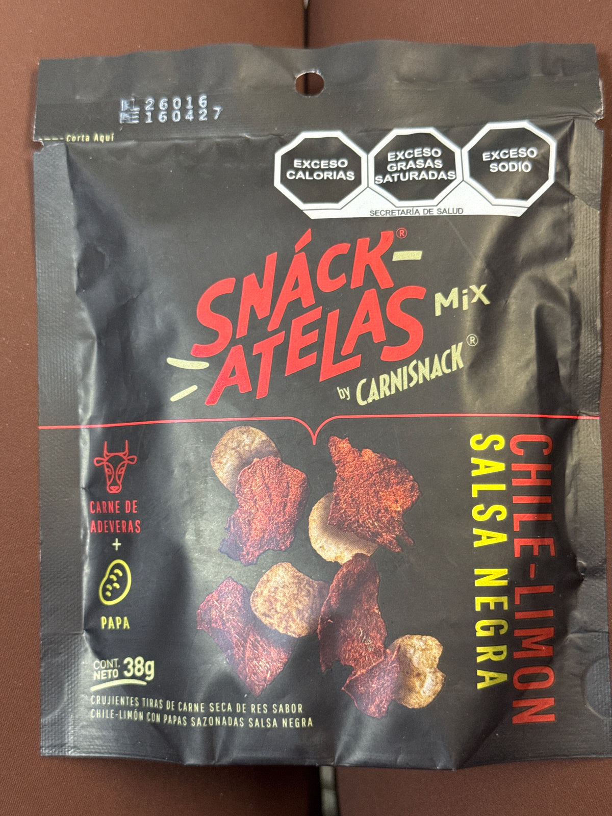 Snack Átelas Mix Chile y Salsa Negra