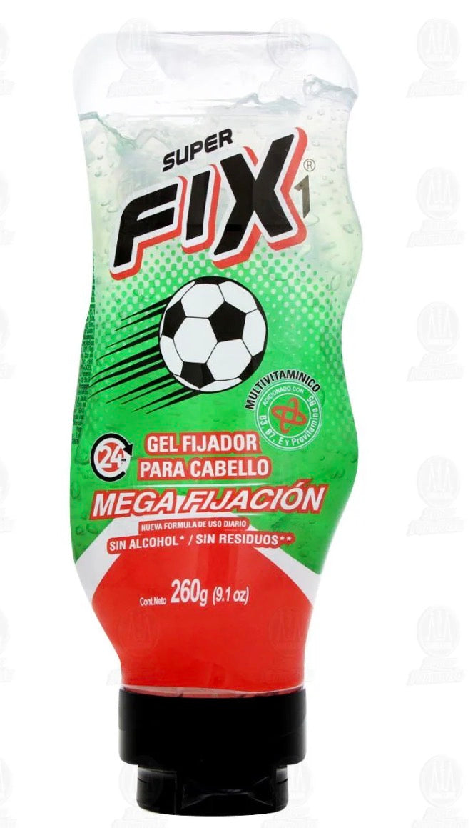 Gel Fijador para Cabello Super Fix Mega Fijación