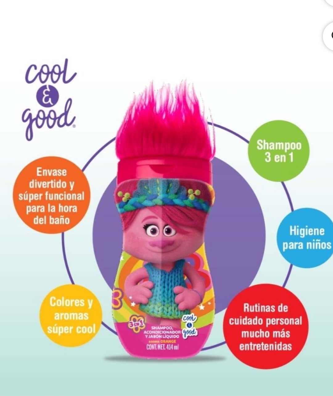 Shampoo, Acondicionador & jabón líquido aroma Orange 🍊 “cool & good” 👧🏻