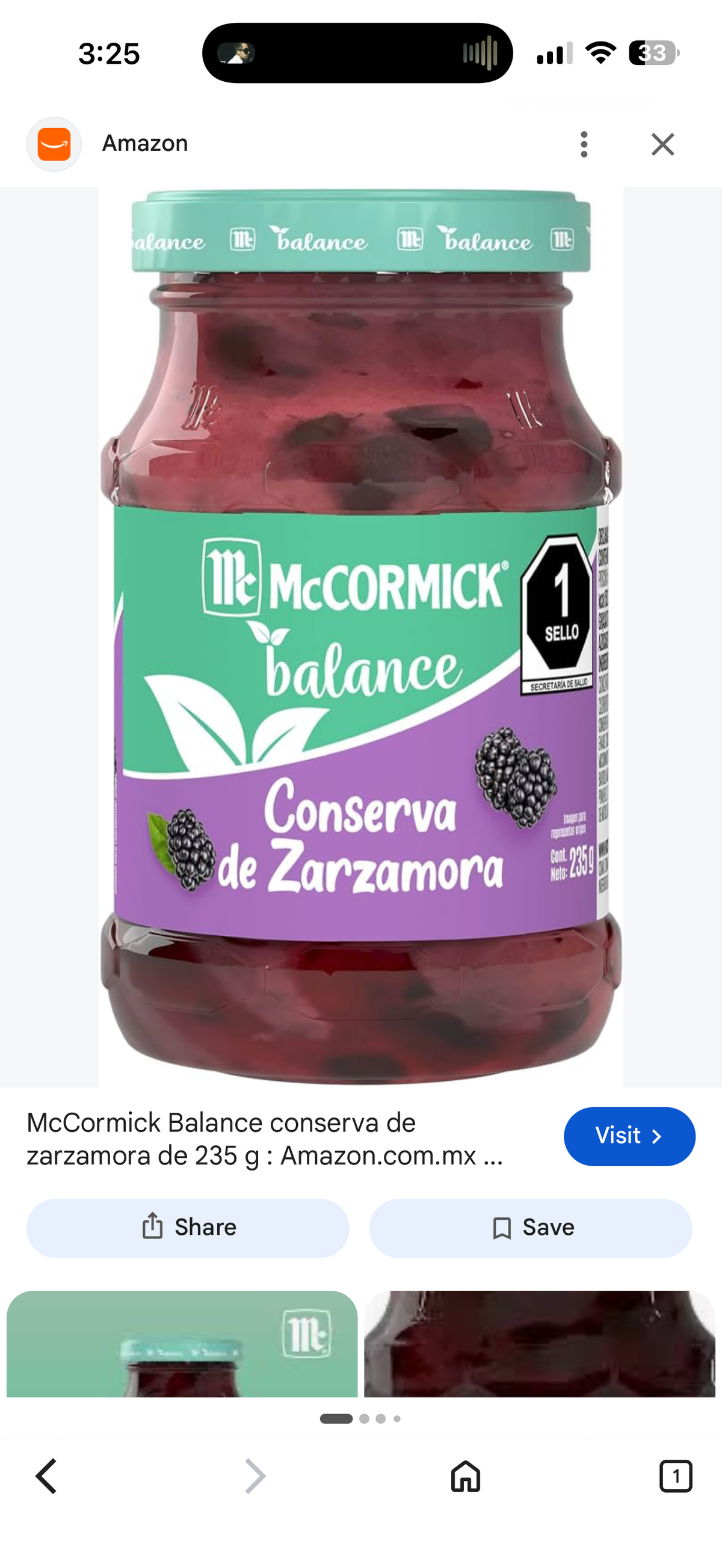 Conserva de zaramora