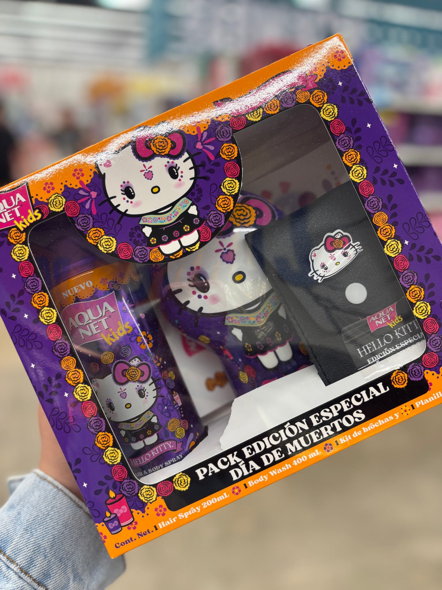 Pack Hello Kitty “Día de muertos” Aquanet