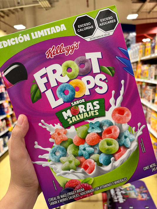 Cereal Froot Loops Moras 🫐 salvaje 🍓