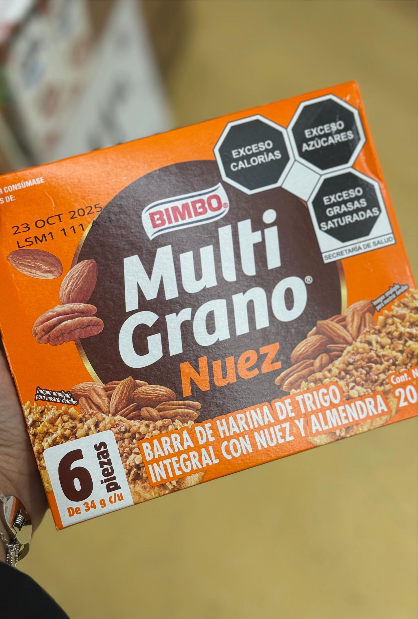 Multigrano Nuez “Bimbo”