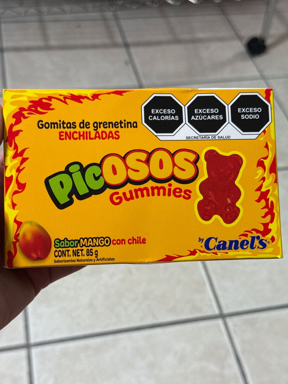 Gomitas de grenetina enchiladas de mango “picosos gummies”