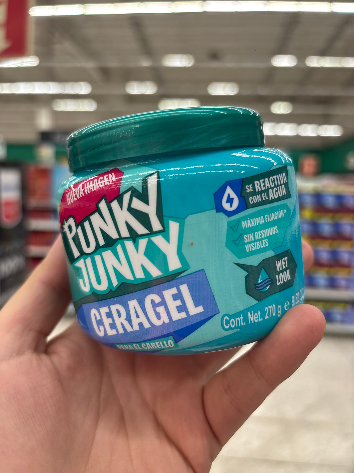 Punky Junky Cera Gel Fx Brillante Gel Cera 9.52oz