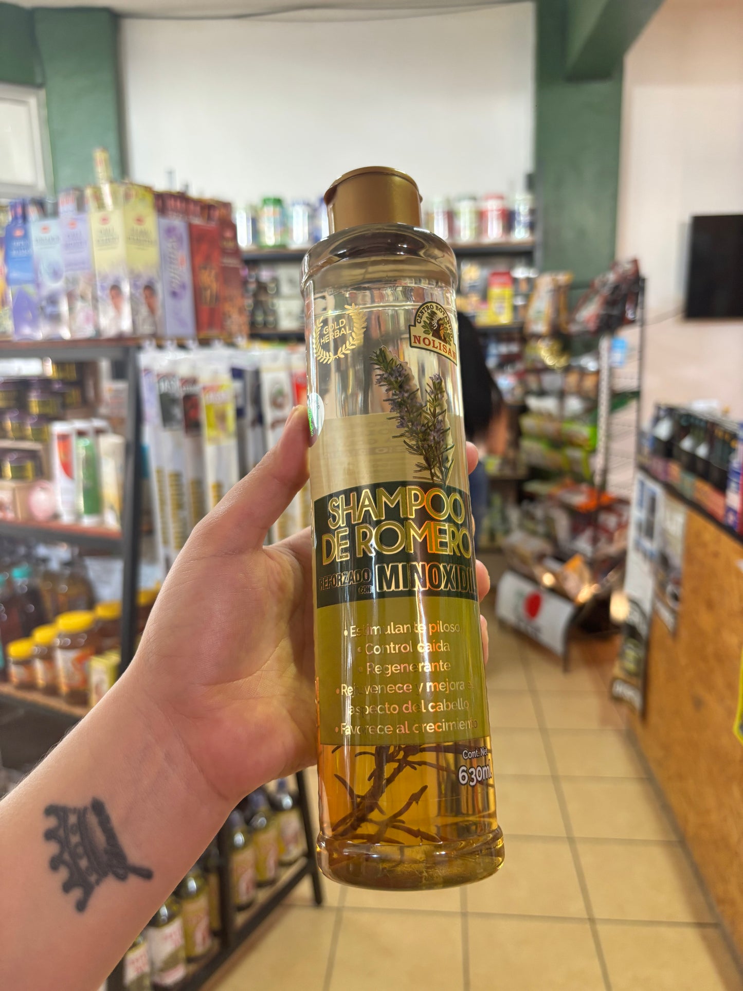 Shampoo Romero & minoxidil