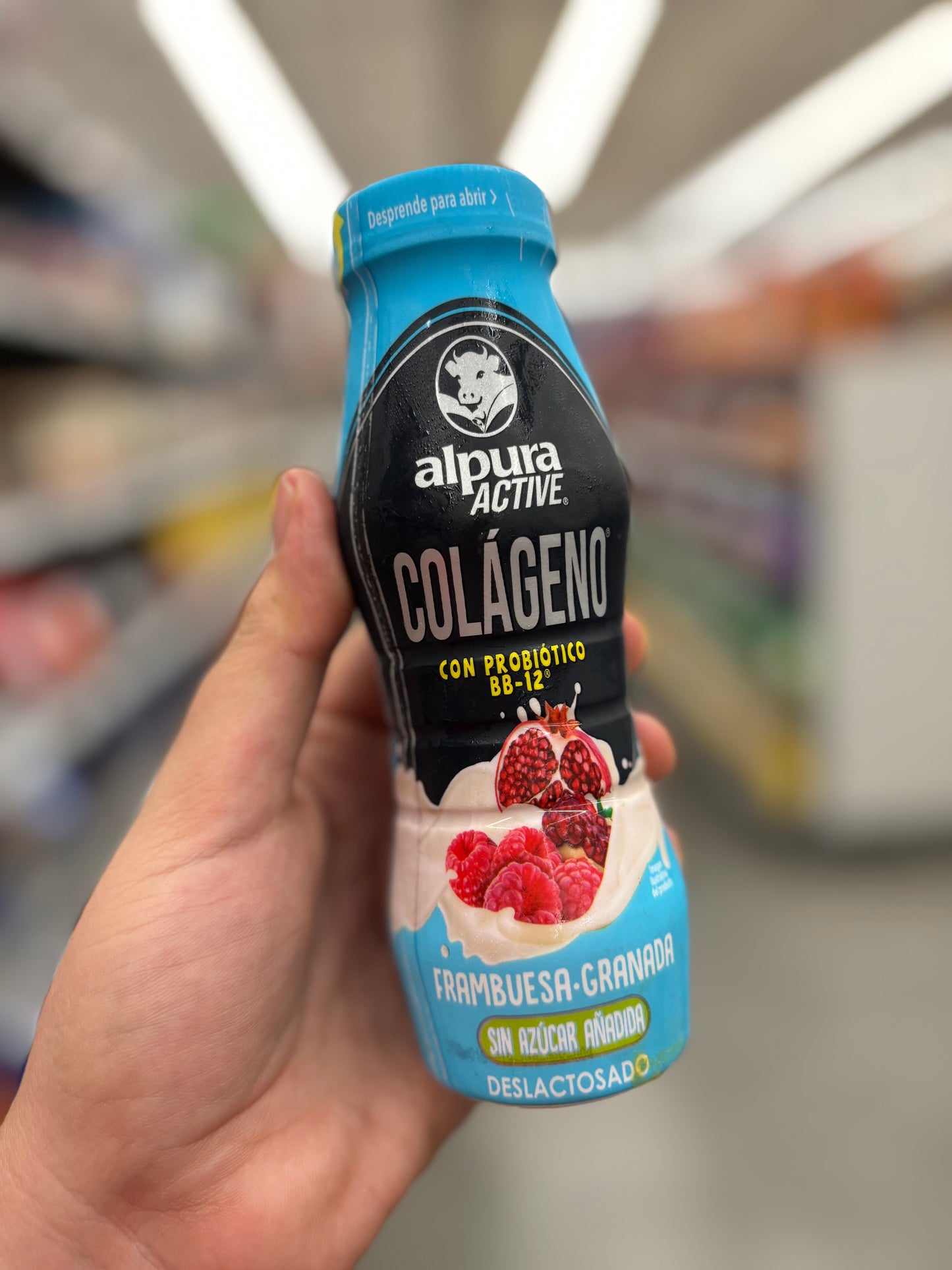 Yogurt colageno frambuesa & Granada “alpura”