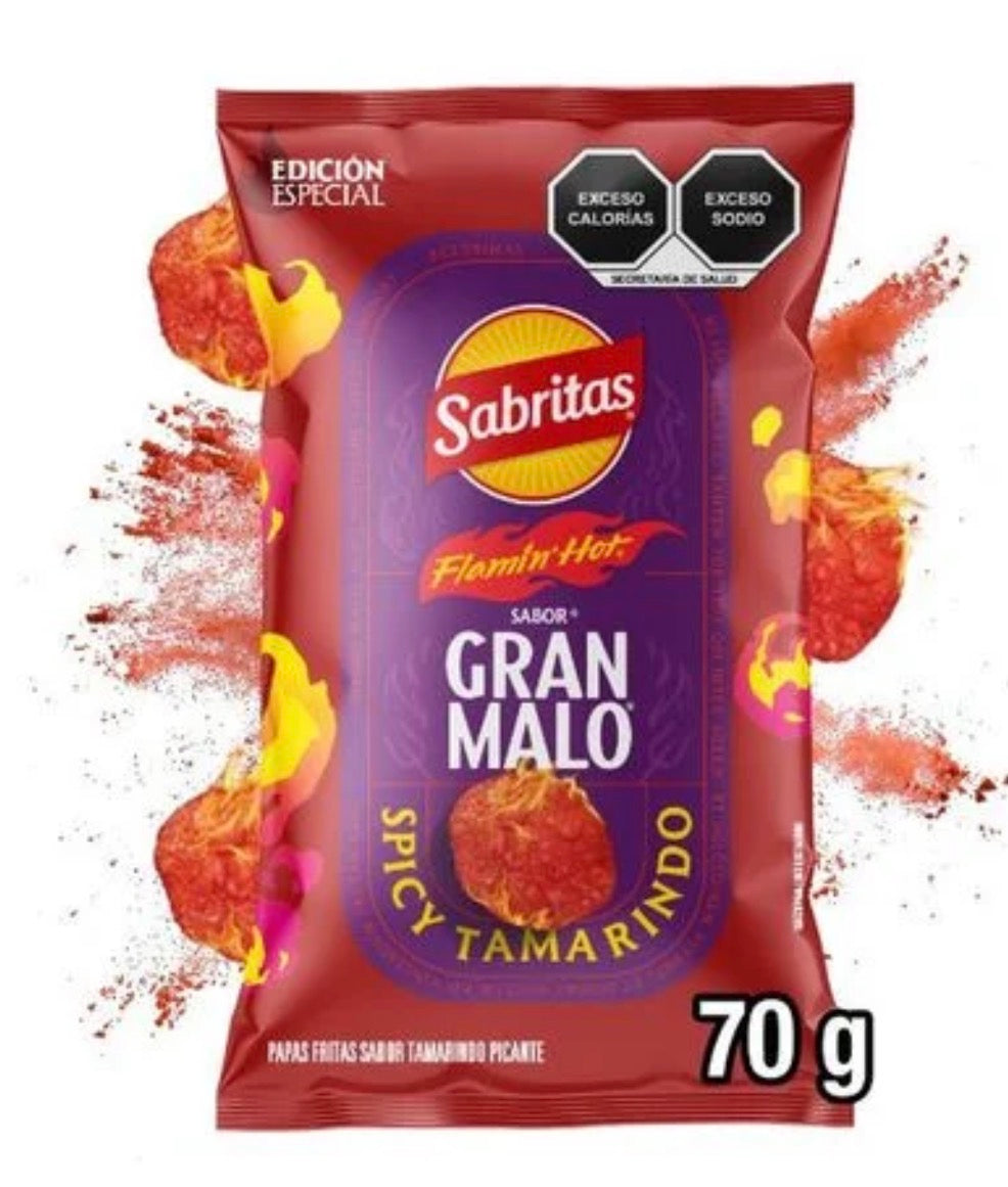 Botana Sabritas Flamin Hot Gran Malo