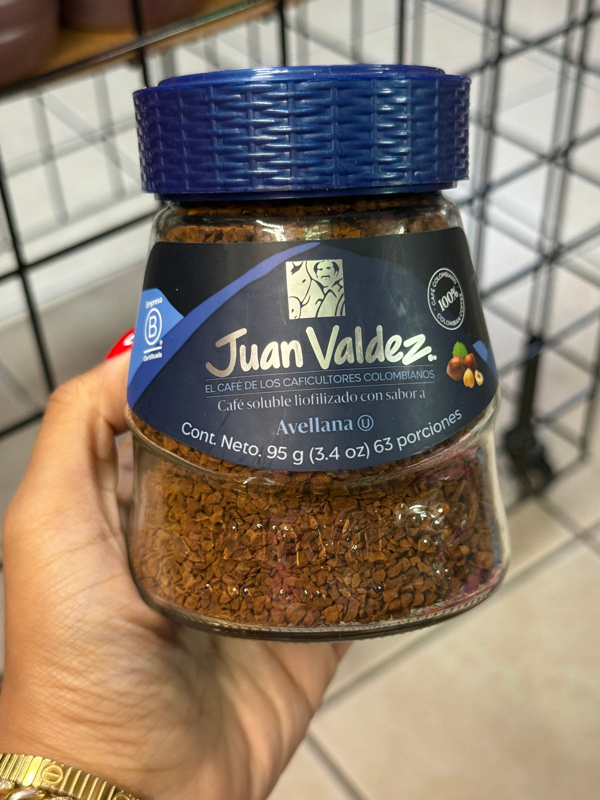 Cafe Juan Valdez sabor Avellana