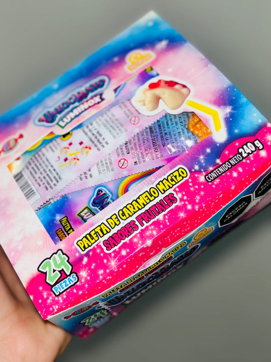Paleta Unicornio 🦄 Luminox