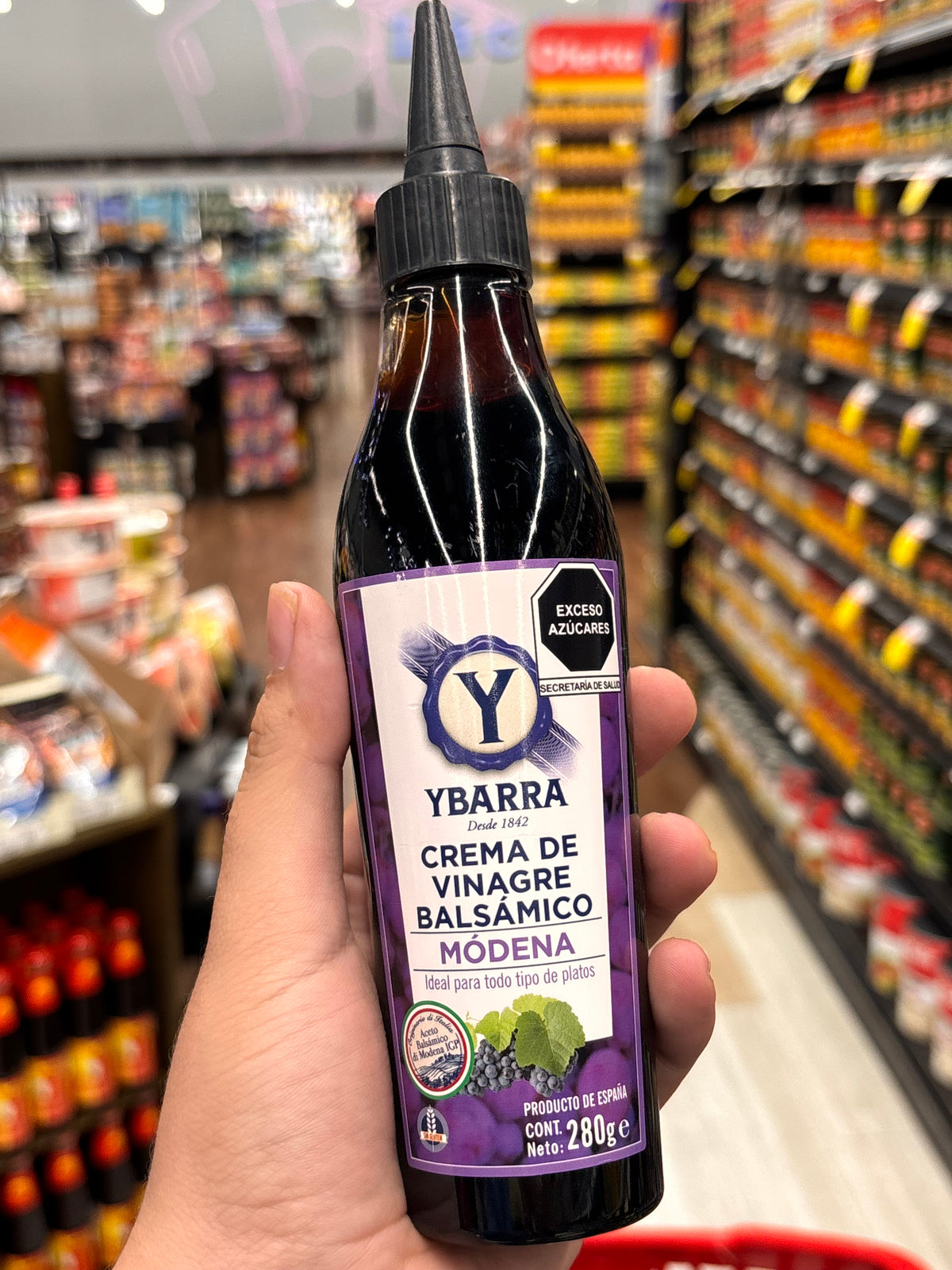 crema de vinagre balsámico “Ybarra”