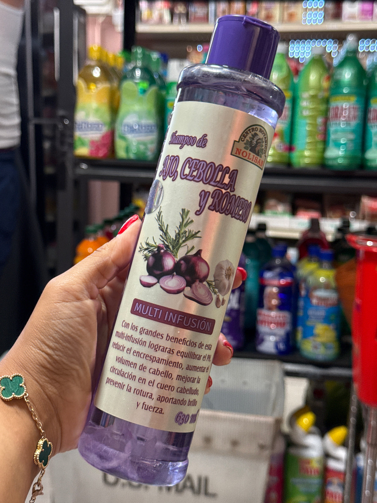 Shampoo Ajo, Cebolla y Romero Multi Infusión