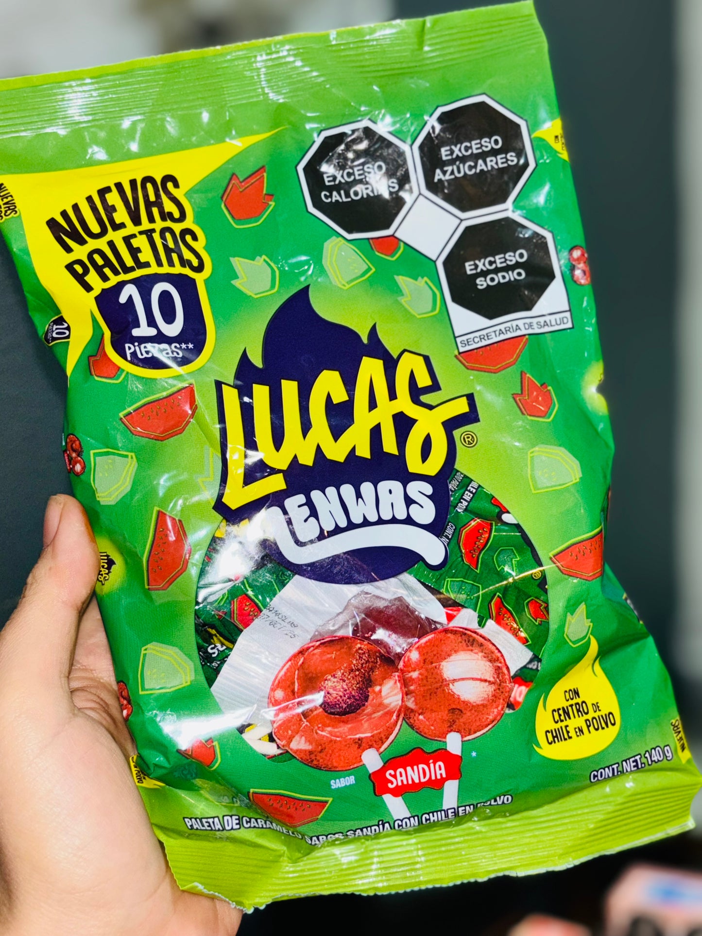 Paleta Lucas lenguas 🥭 🍉