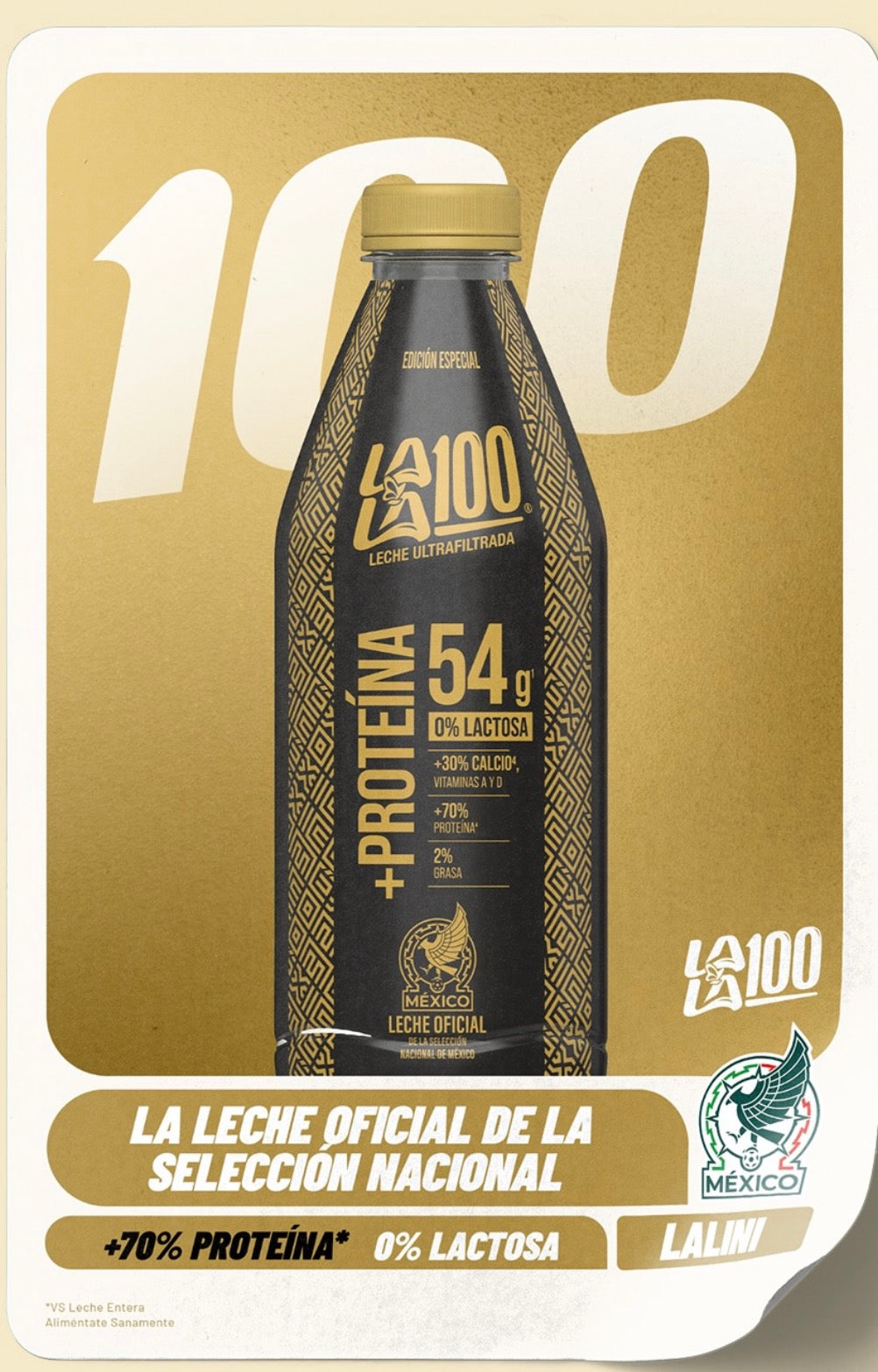 Leche Uht Lala 100 Mundial Prot Semi 1L