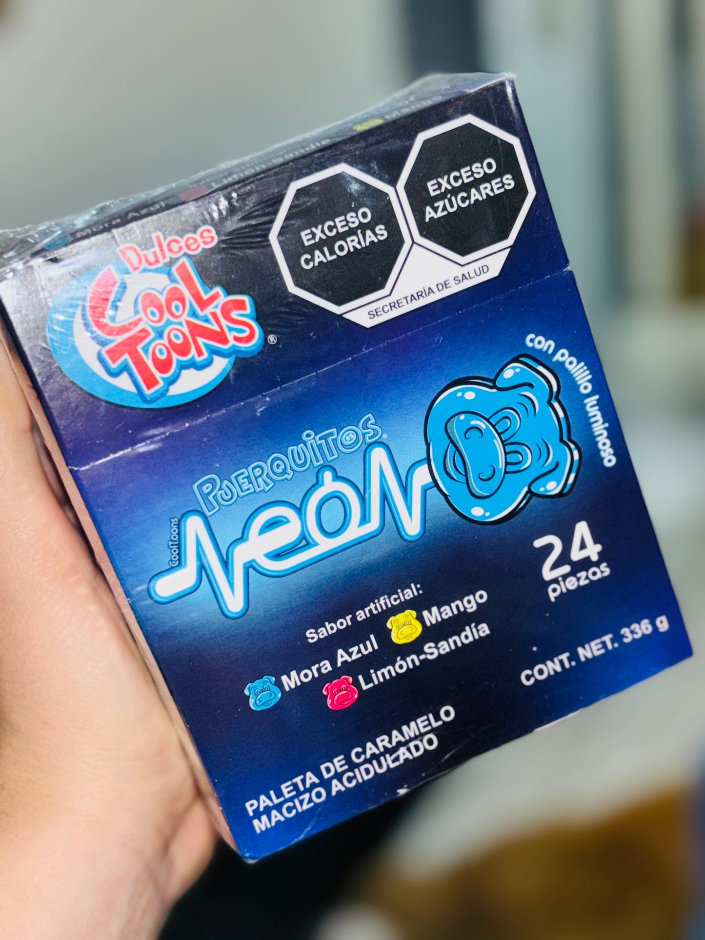 Paleta Puerquito 🐷 🩵 Neón