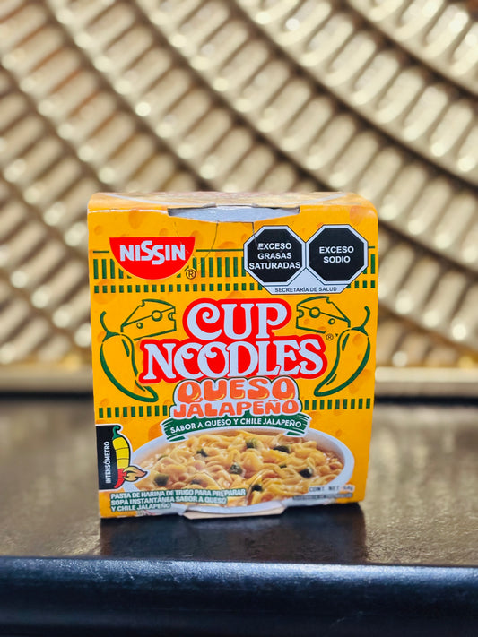 CUP NOODLES Queso 🧀 jalapeño “Nissin”