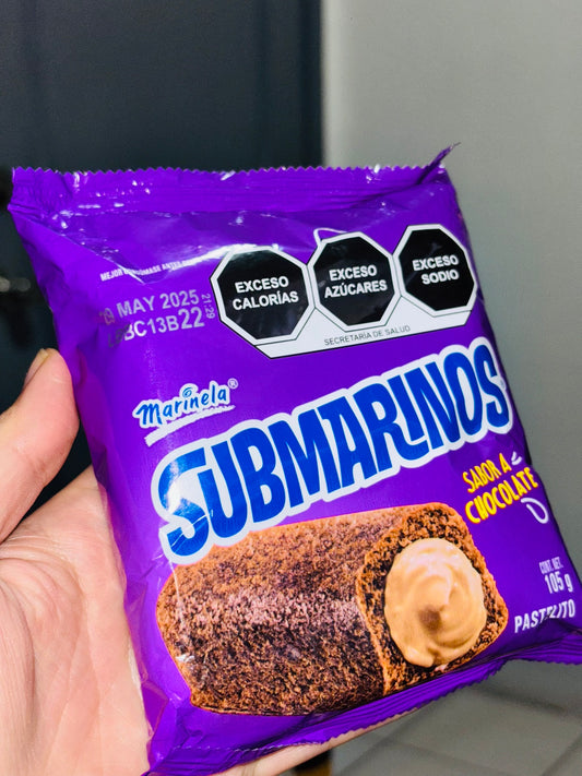 Submarinos sabor Chocolate 🍫 “Marinela”