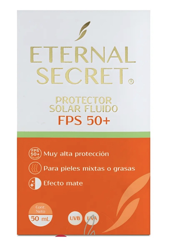 ETERNAL SECRET PROTECCION SOLAR FPS 50+ SUNBLOCK SPF50+ 50gr~ combination or oil