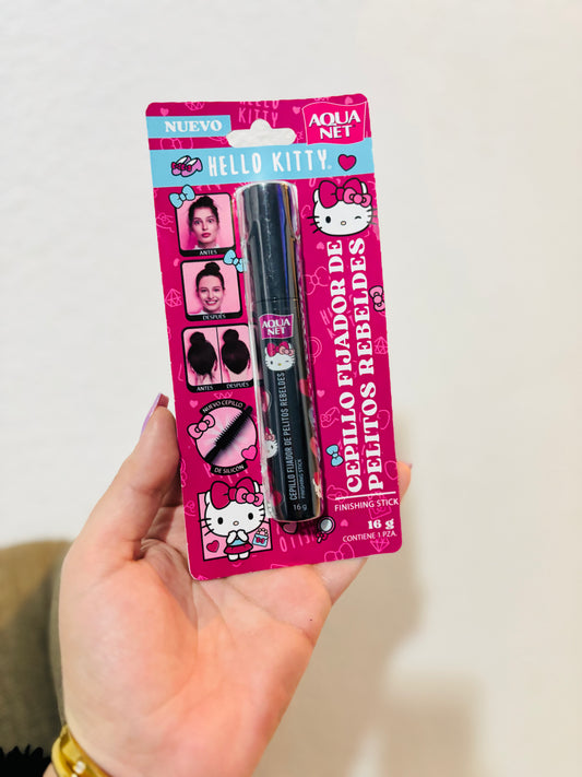 Cepillo fijador Aquanet “hello kitty”