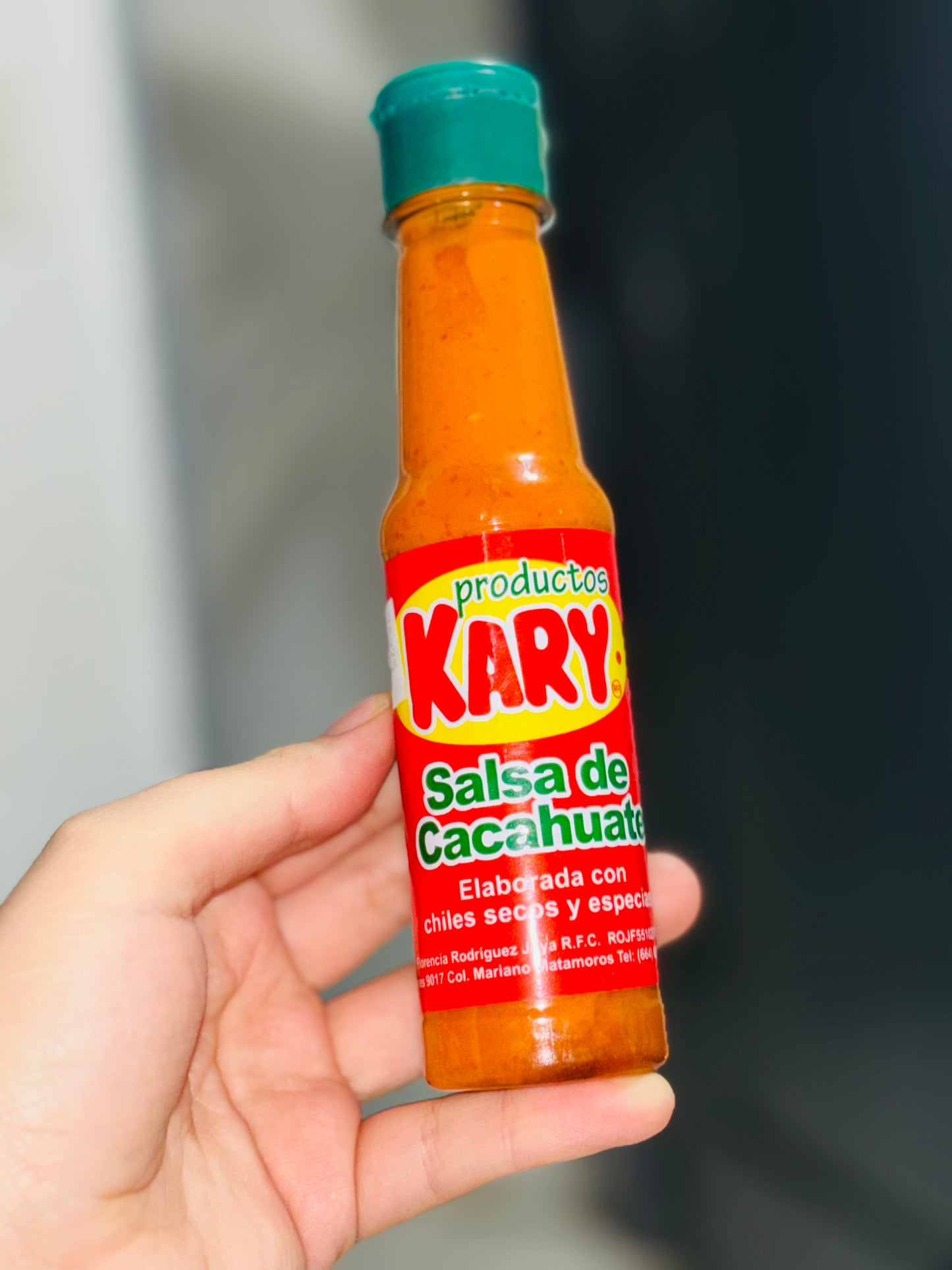 Salsa artesanal de cacahuate 🥜🌶️