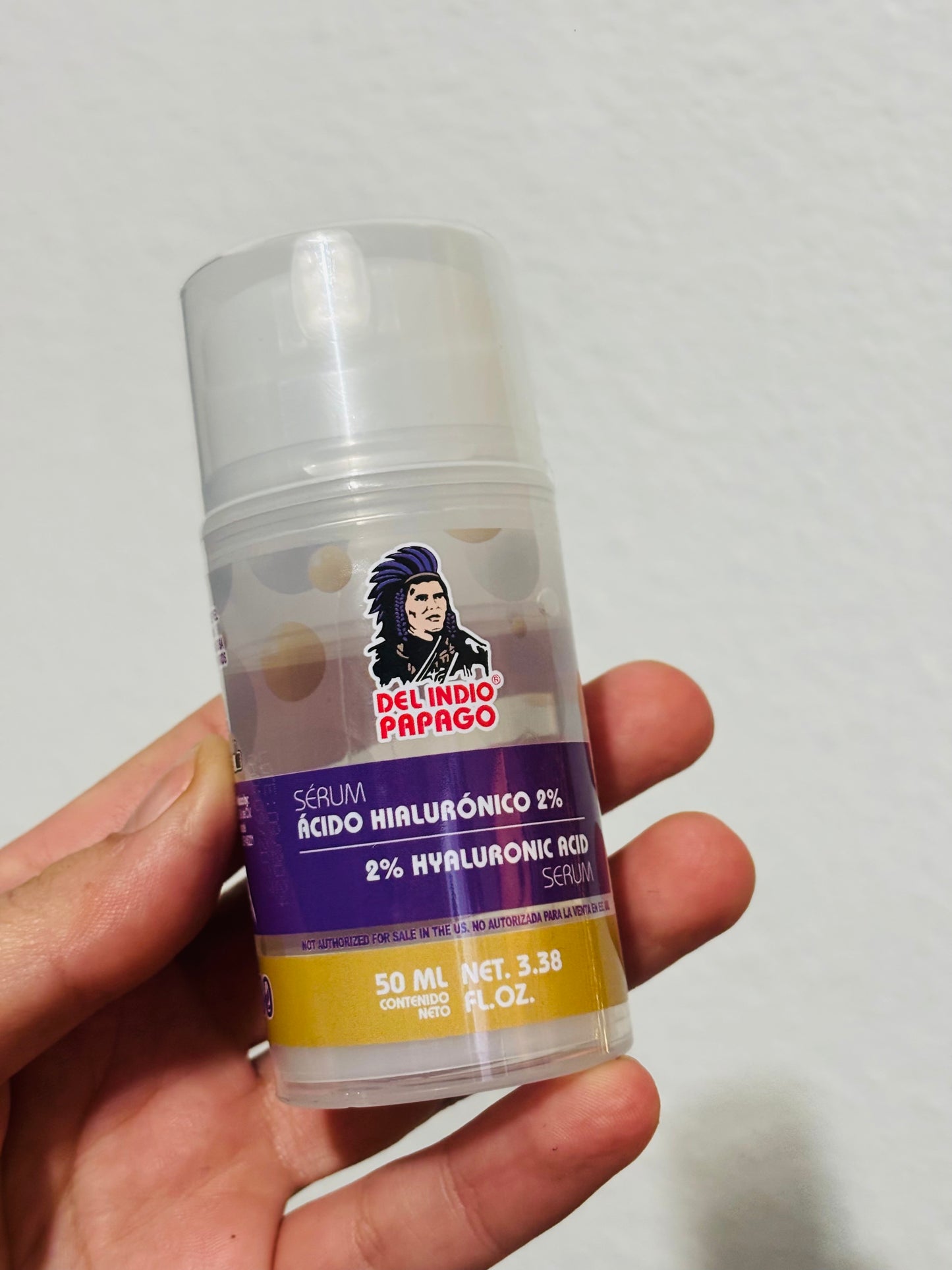 Ácido hialuronico 2% “El indio Pápago”