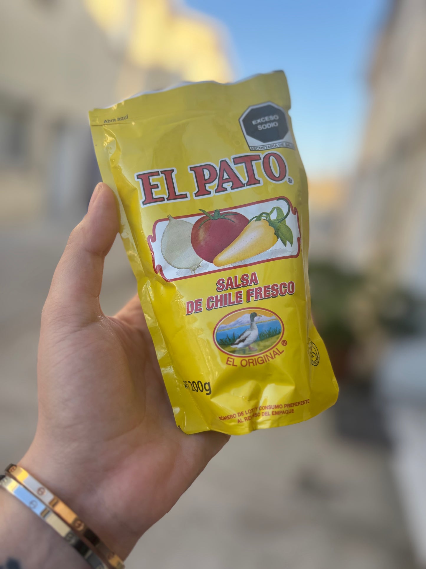 Salsa de chile fresco “El pato”