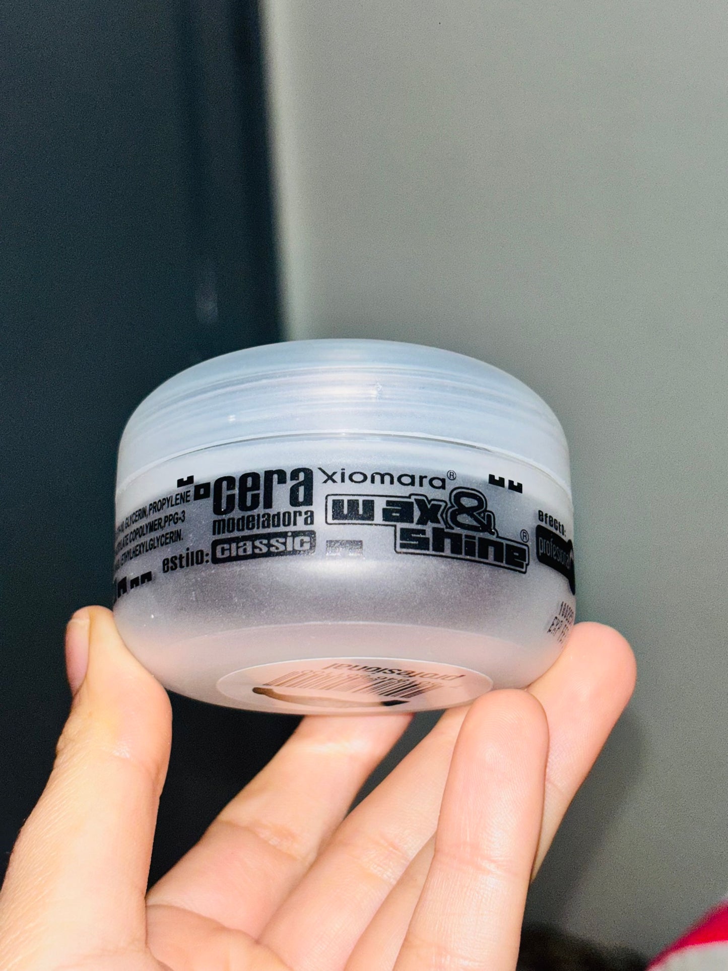 Cera Moldeadora apariencia brillo “wax&shine”