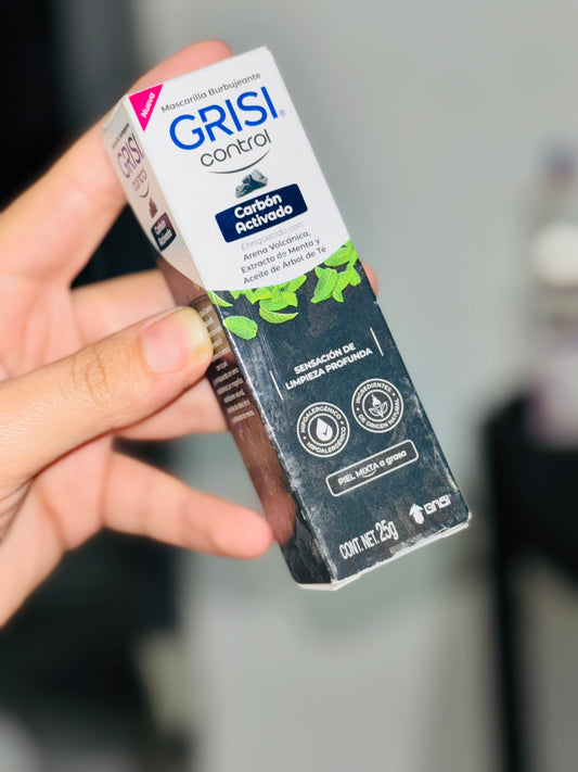 Mascarilla Burbujeante Carbón “Grisi”