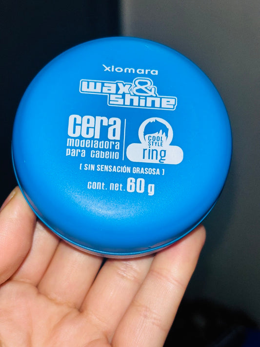 Cera sin sensación grasosa “wax&shine”