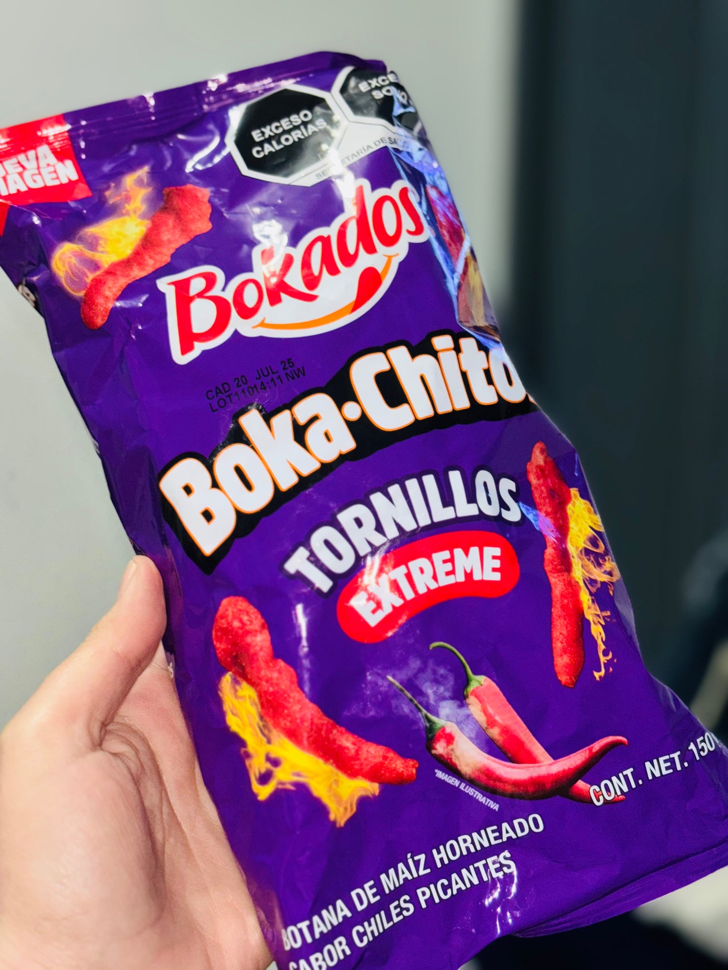 Boka.Chitos Tornillos extreme 🌶️