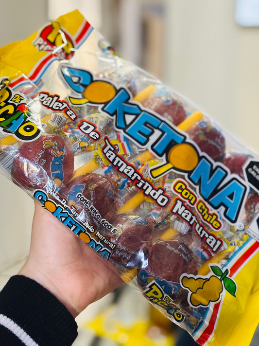 Coketona con chile Paleta de Tamarindo