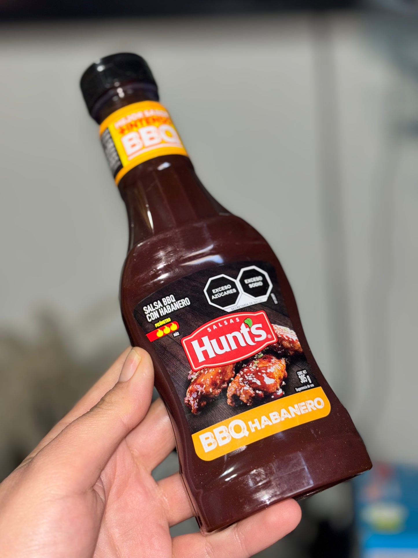 Salsa BBQ con habanero “Hunts”