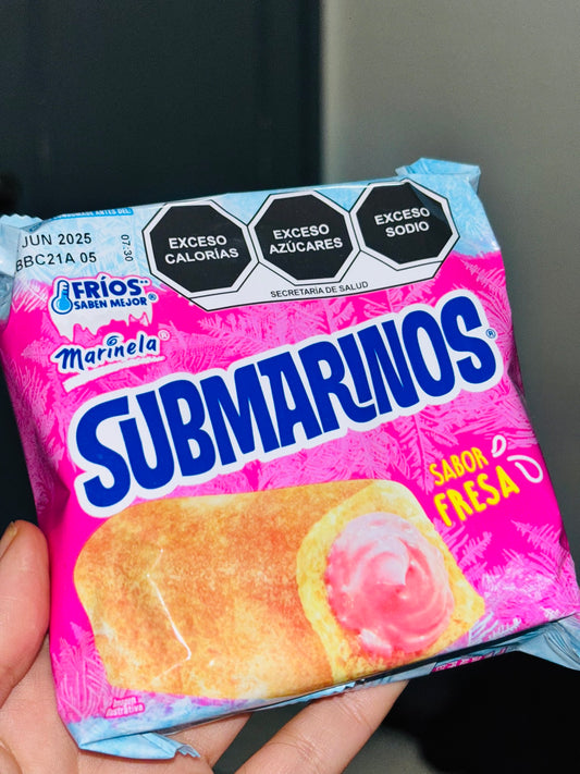 Submarinos Sabor Fresa 🍓