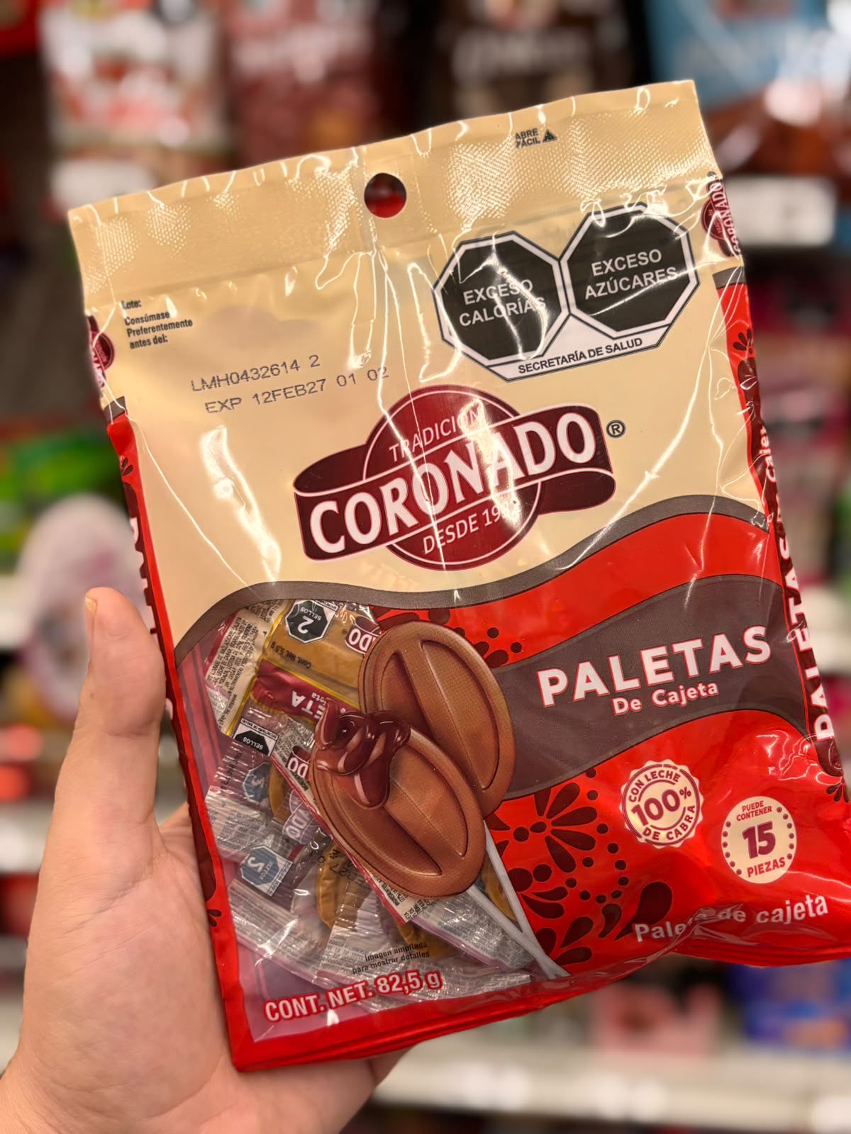 Coronado Paleta de Cajeta