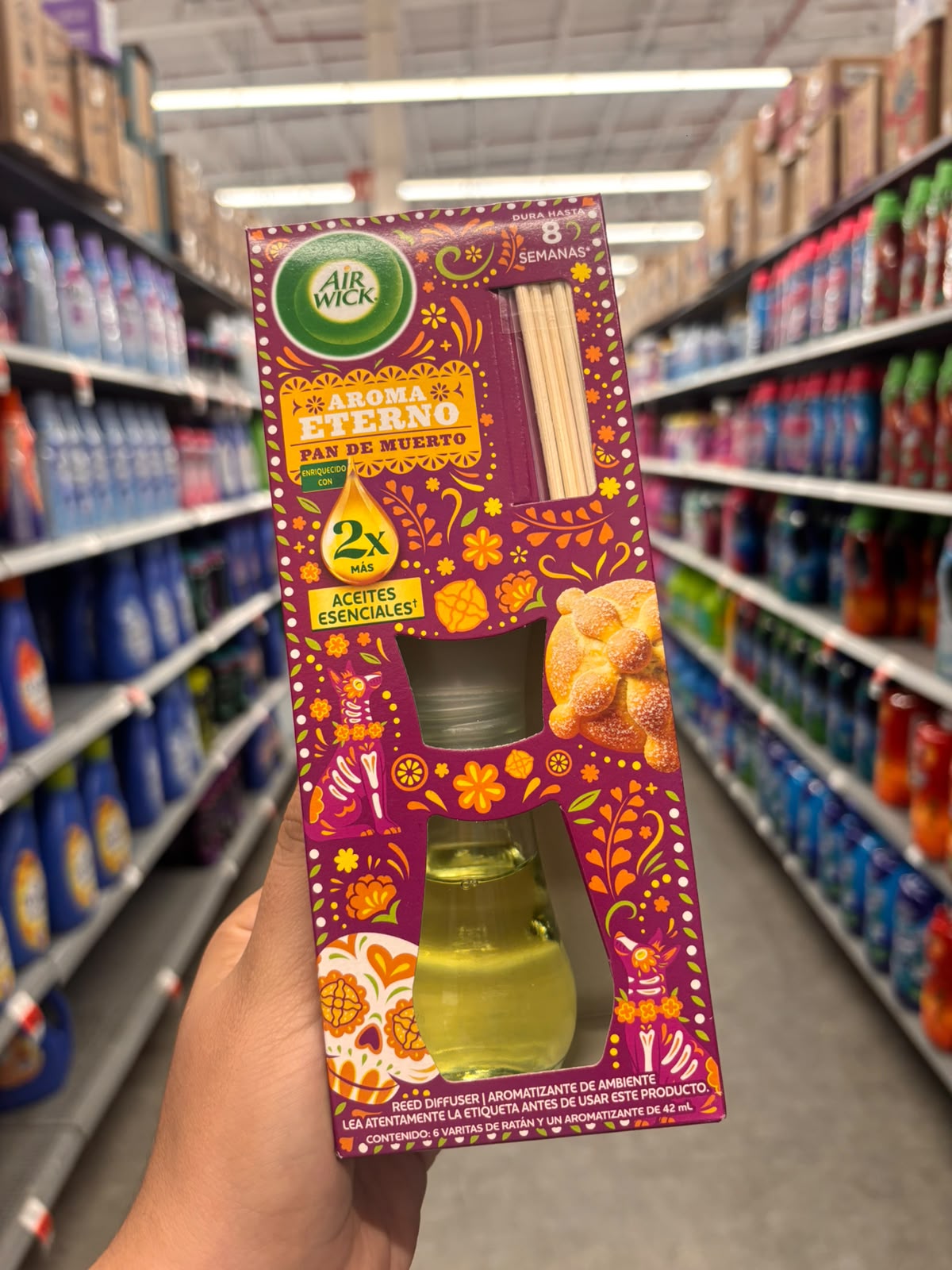 Airwick Aroma Eterno Pan de Muerto palitos aromatizantes